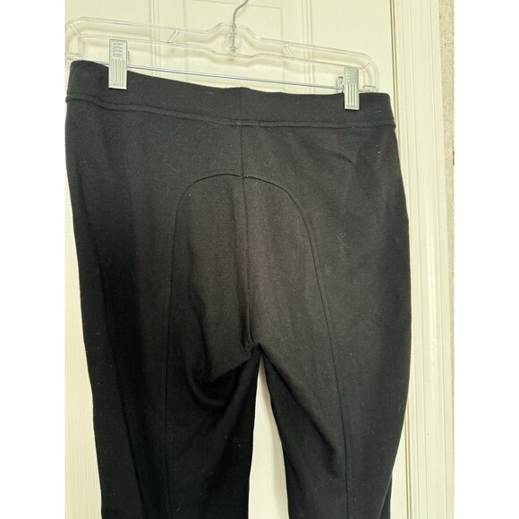 Hale Bob Medium Women’s Black Pig Suede Pants Skinny Pull On Ankle - Picture 12 of 15